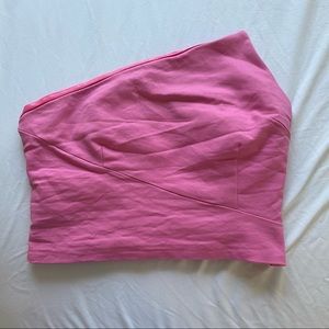 pink strapless revolve top!